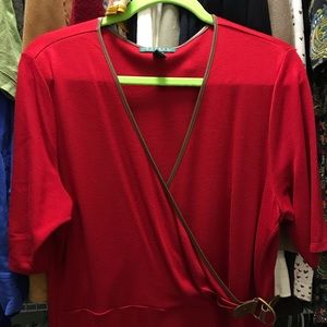 Lauren by Ralph Lauren red dress